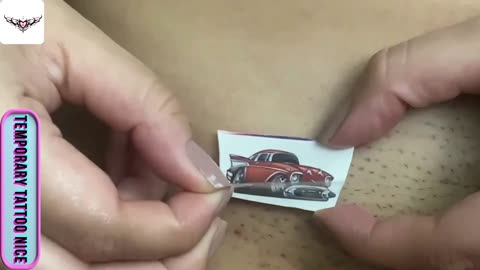 cartoon car tattos#temporarytattoo #temporarytattoos #temporarytattosticker