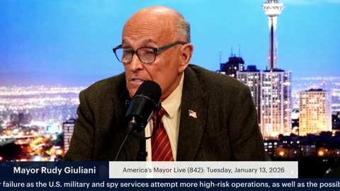 America's Mayor Live (842): President Trump to Iranian Protesters—"TAKE OVER YOUR INSTITUTIONS"