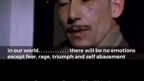 Something like 1984 could happen, the world goes into that direction