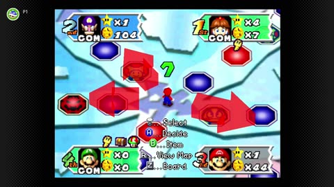 Mario Party 3 Chilly Waters Normal AI 35 Turn Game Part Five