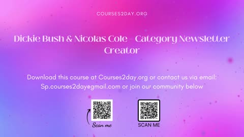 [GET] Dickie Bush & Nicolas Cole – Category Newsletter Creator