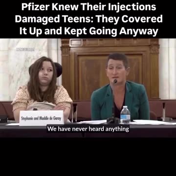 PFIZER KNEW THEIR INJECTIONS DAMAGED TEENS