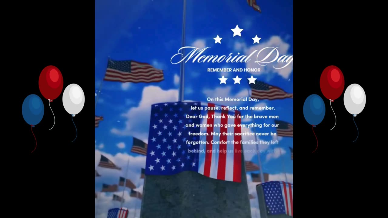 HAPPY MEMORIAL DAY- THANK YOU