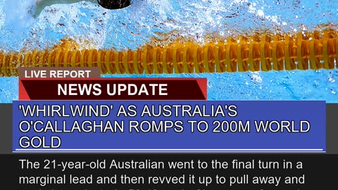 Whirlwind as Australias Ocallaghan Romps to