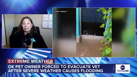 Oklahoma pet owner shares story of evacuating from severe flooding: 'We would be taken under'