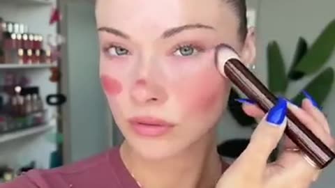trying boyfriend blush placement ‍♀️ #blush #makeupinspo #trending