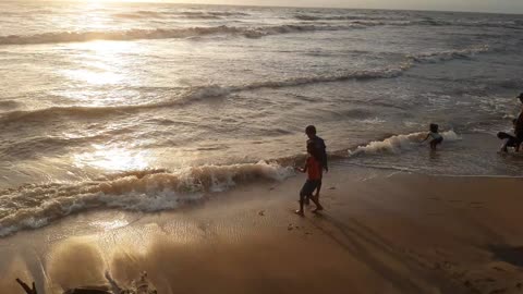 A beautiful sunset view