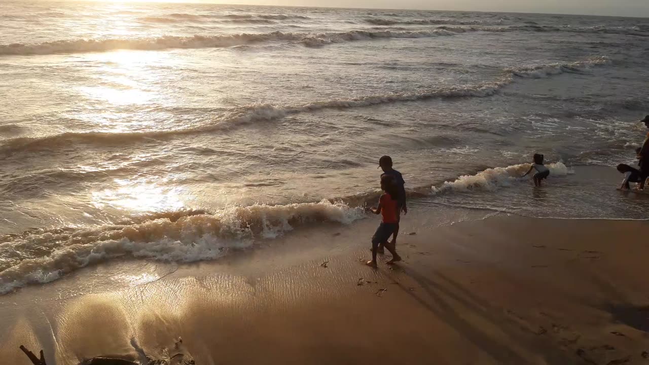 A beautiful sunset view