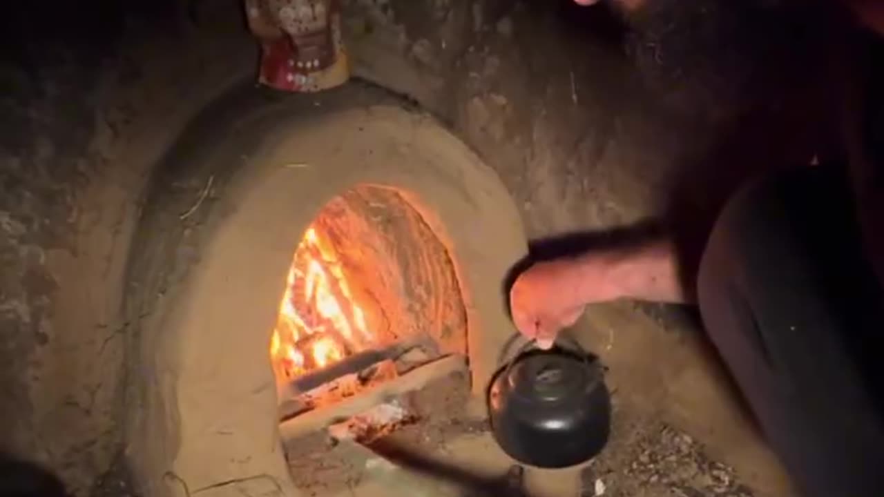 Building Emergency Shelter Under a Large Tree