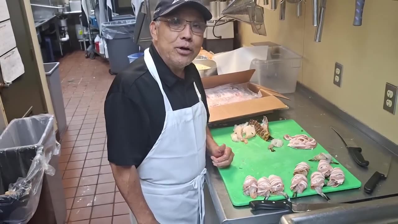 Chef Guillermo is in the kitchen