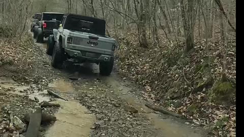 Off-Roading Adventure Deep in the Muddy Woods 2e #jeep #jeepwrangler #offroad