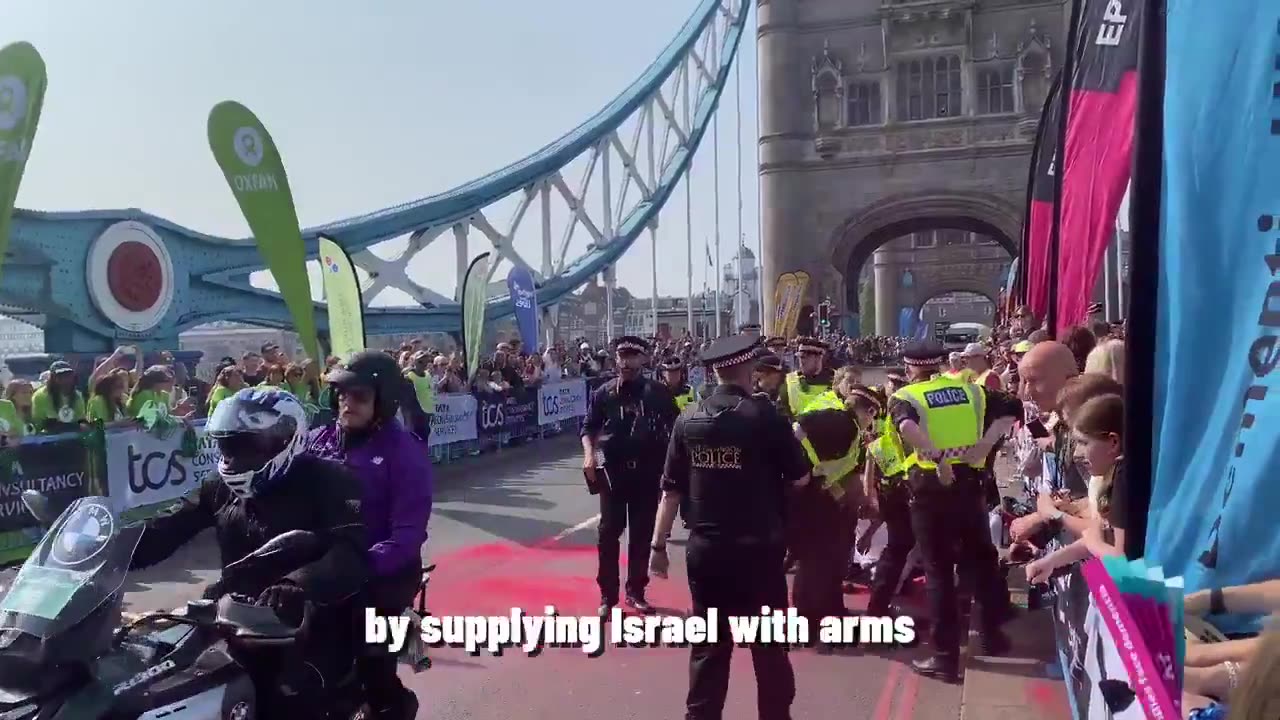 Terrorist sympathisers attempt to disrupt the London Marathon.