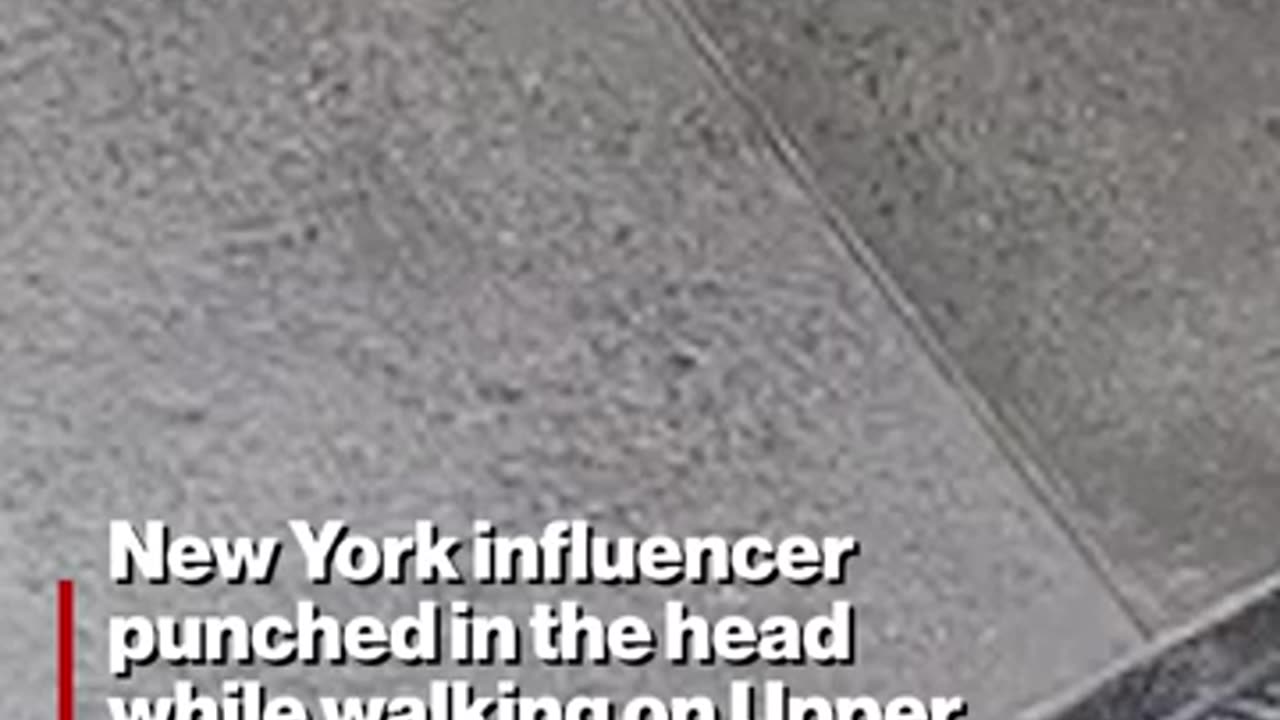 New York influencer punched in the head while walking on Upper East Side #shorts