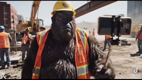 Big foot gets a job