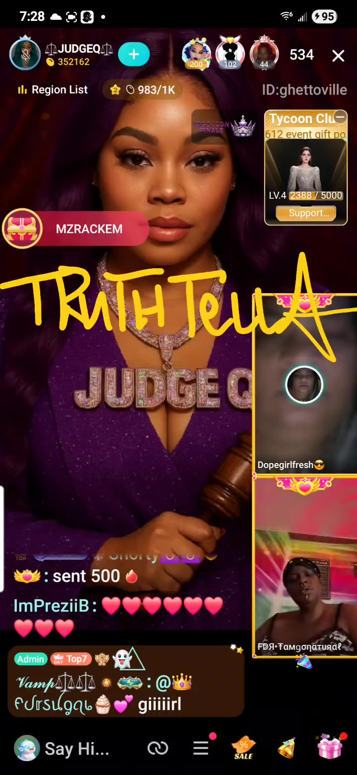 FAMGONATURAL VS. LADYBEES BEEHIVE ON JUDGE Q MORNING SHOW