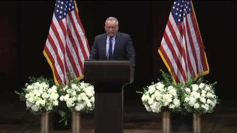 RFK JR AT Charlie Kirk's tribute