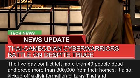 Thaicambodian Cyberwarriors Battle on Despite Tru