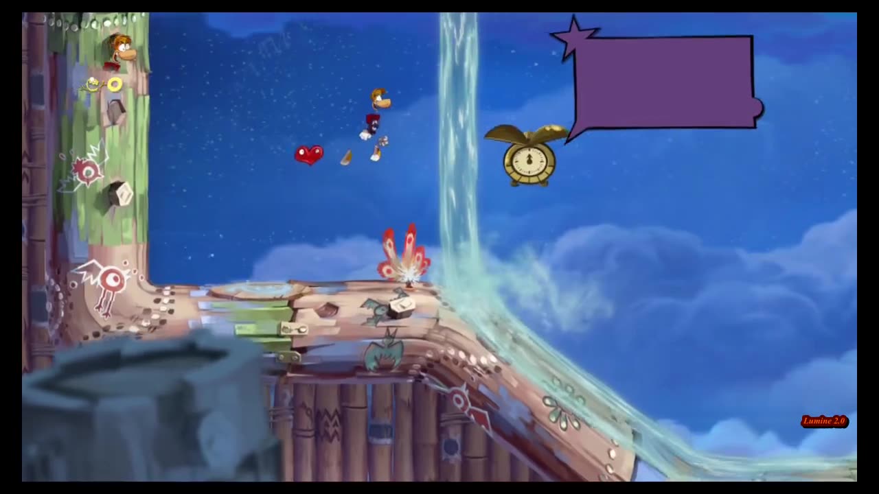 Rayman Origins (PC) (17) Desert of Dijiridoos Time Trials - 4 Electoons, 1 Medal
