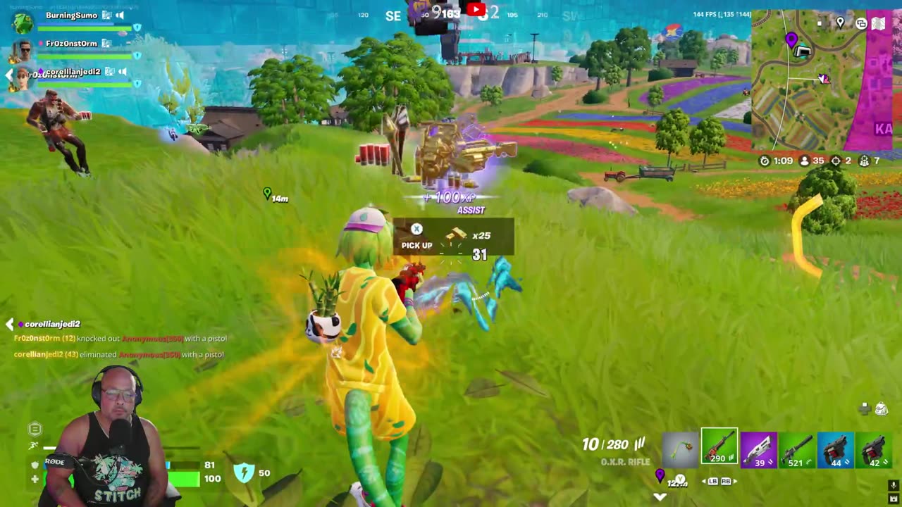Fortnite with the crew