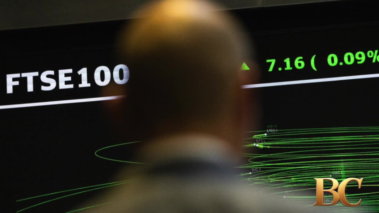 Britain’s FTSE 100 hits 10,000 points for first time