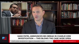 Kash Patel Announces Big Break in Charlie Kirk Investigation — This Blows the Case Wide Open.