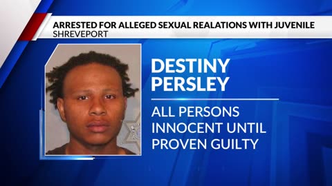 Shreveport black man arrested for alleged sexual relations with juvenile