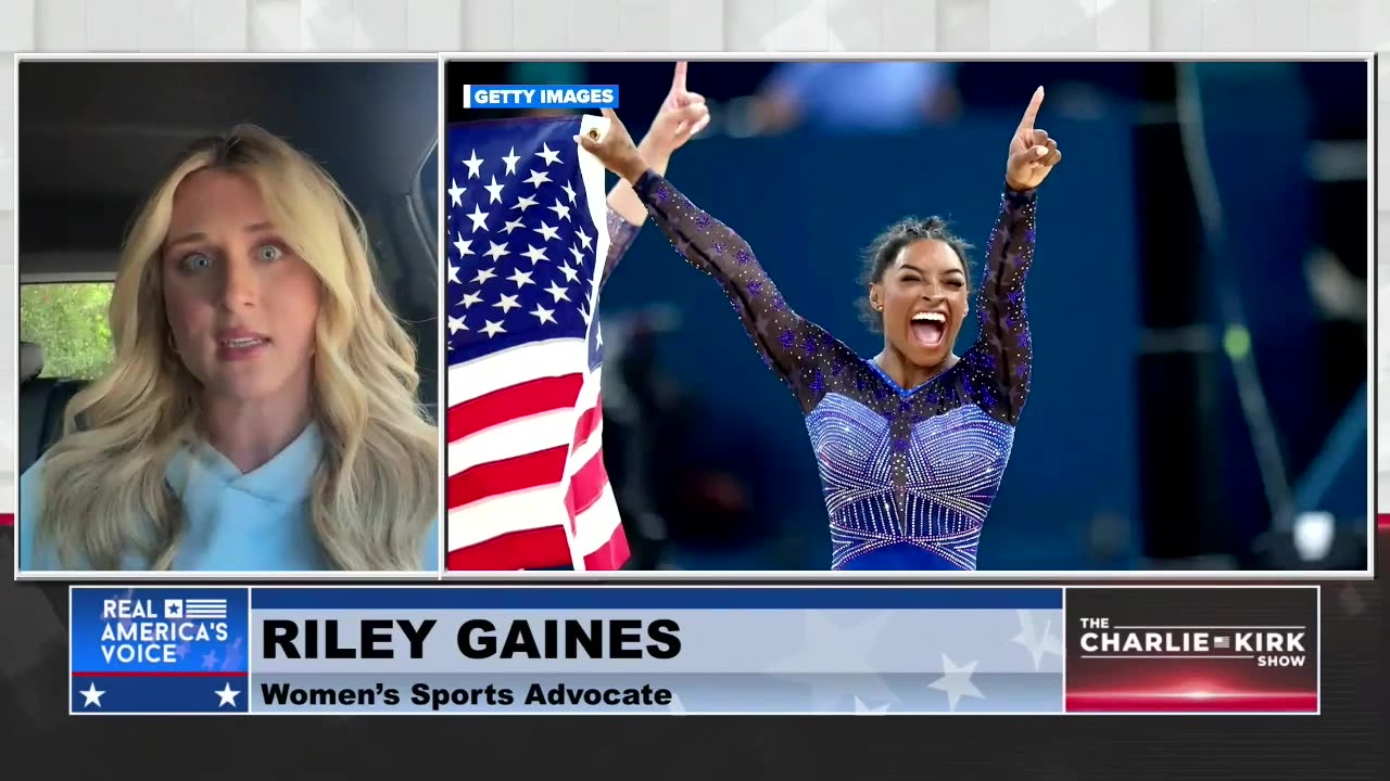 Riley Gaines Discusses Simone Biles's Calculated & Manipulative Ploy to Make Herself Relevant Again
