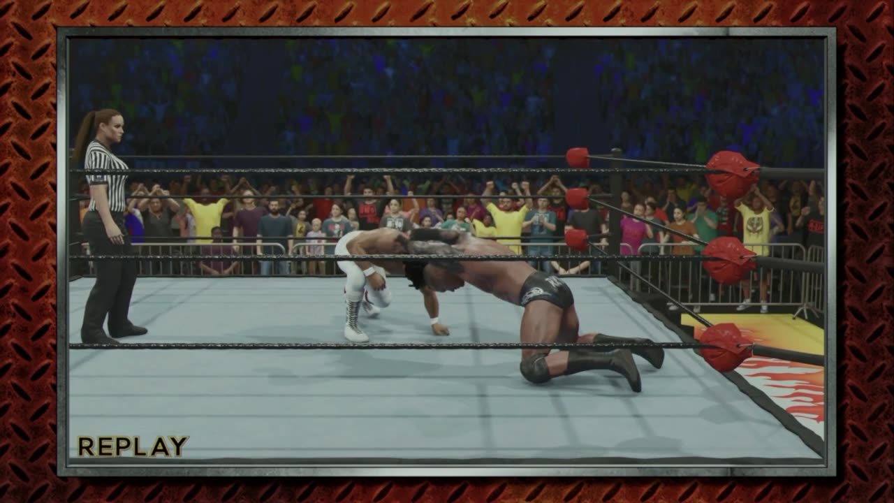 WWE 89 Ricky The Dragon Steamboat VS Randy Orton