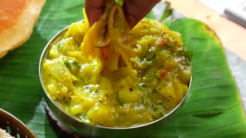 పెళ్లిళ్ల స్పెషల్ పూరి ఇంకా పూరి కూర _ Madras Style Best Poori with Poori Curry