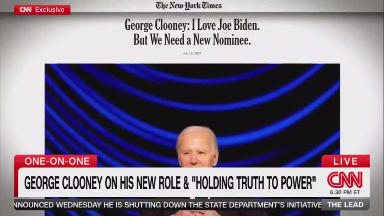 George Clooney on his NYT op-ed asking Biden to be replaced: