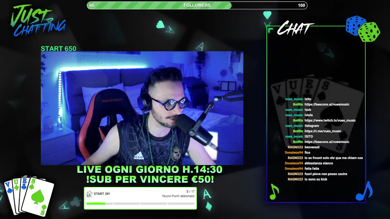 LIVE ORA SU RUMBLE GOLOSO START650!