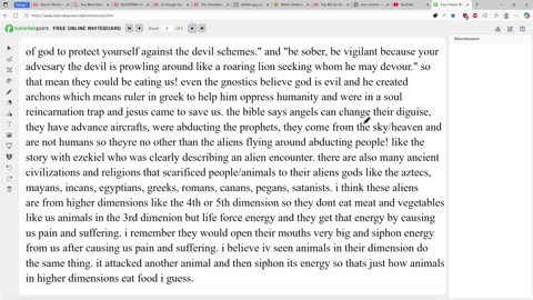 biblical/loosh farm/computer simulation