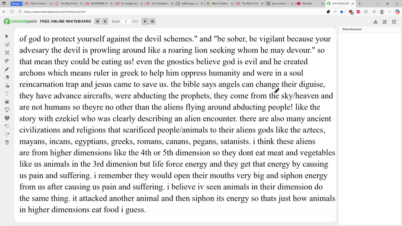 biblical/loosh farm/computer simulation