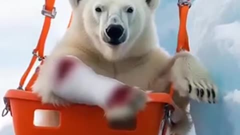 A Miracle Rescue Story of a Baby Polar Bear Seeking Human Help to save Mom