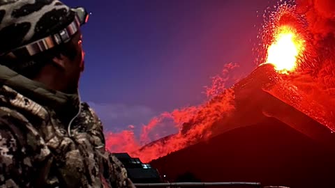 Hikers Evacuate From Fuego Volcano Eruption