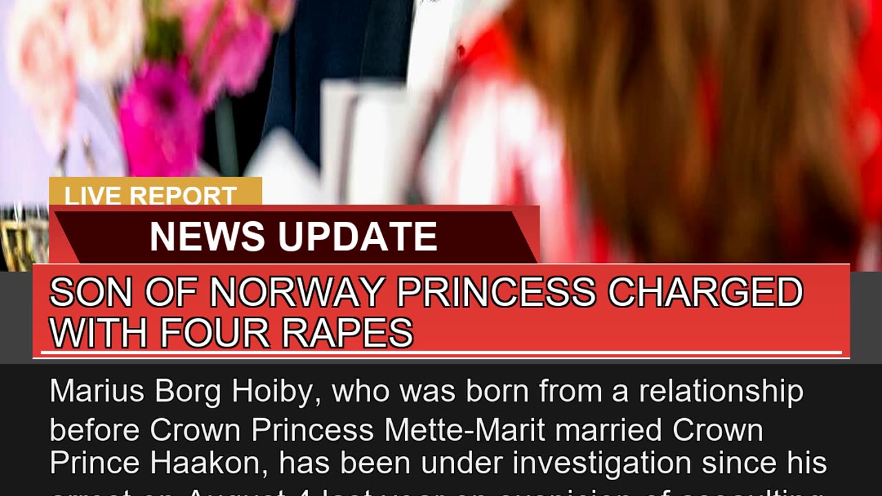 Son of Norway Princess Charged with Four Rapes
