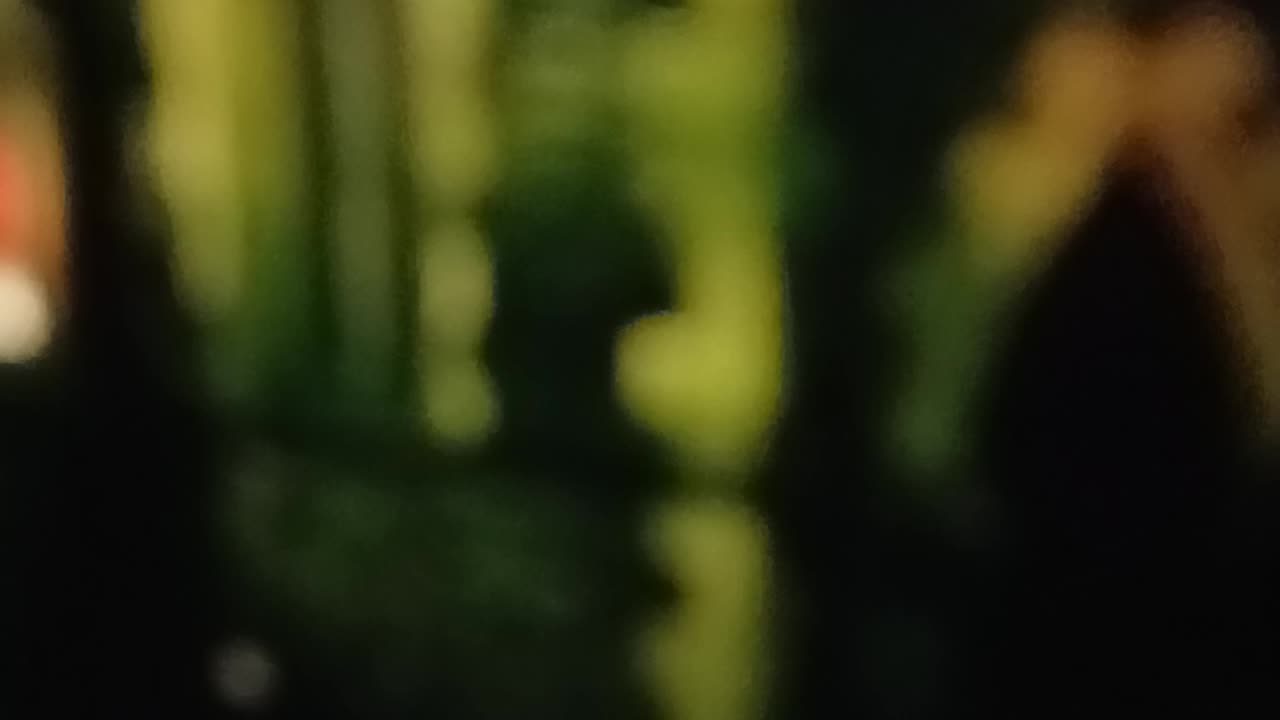 The chapel at night.