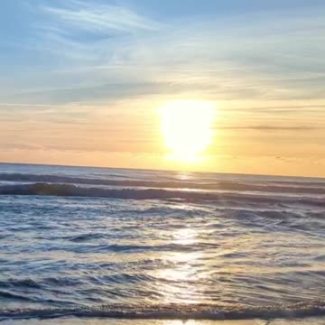 The Sun Sets before The Fog Bank Rolls