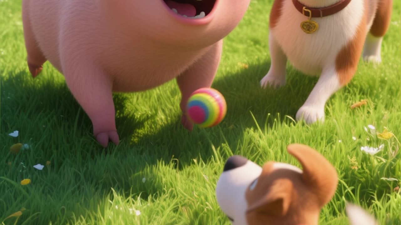 Pigs Play Video Games Smart Swine in 10 Minutes