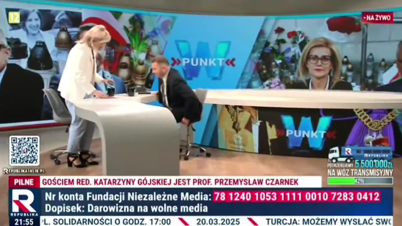 CzarnekP w RepublikaTV : - Właśnie robię rolki, żeby pokazać, jak wygląda największa