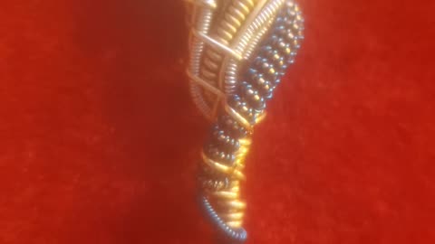 Handmade Copper Wirewrapped Hippy Art