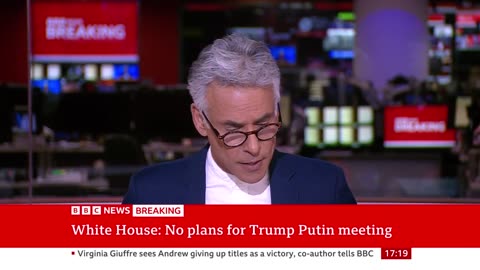 No immediate plans for Trump-Putin meeting, White House official says | BBC News