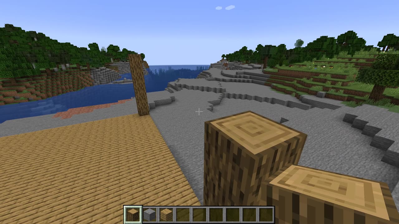 Minecraft Building my house in Creative Mode Gameplay