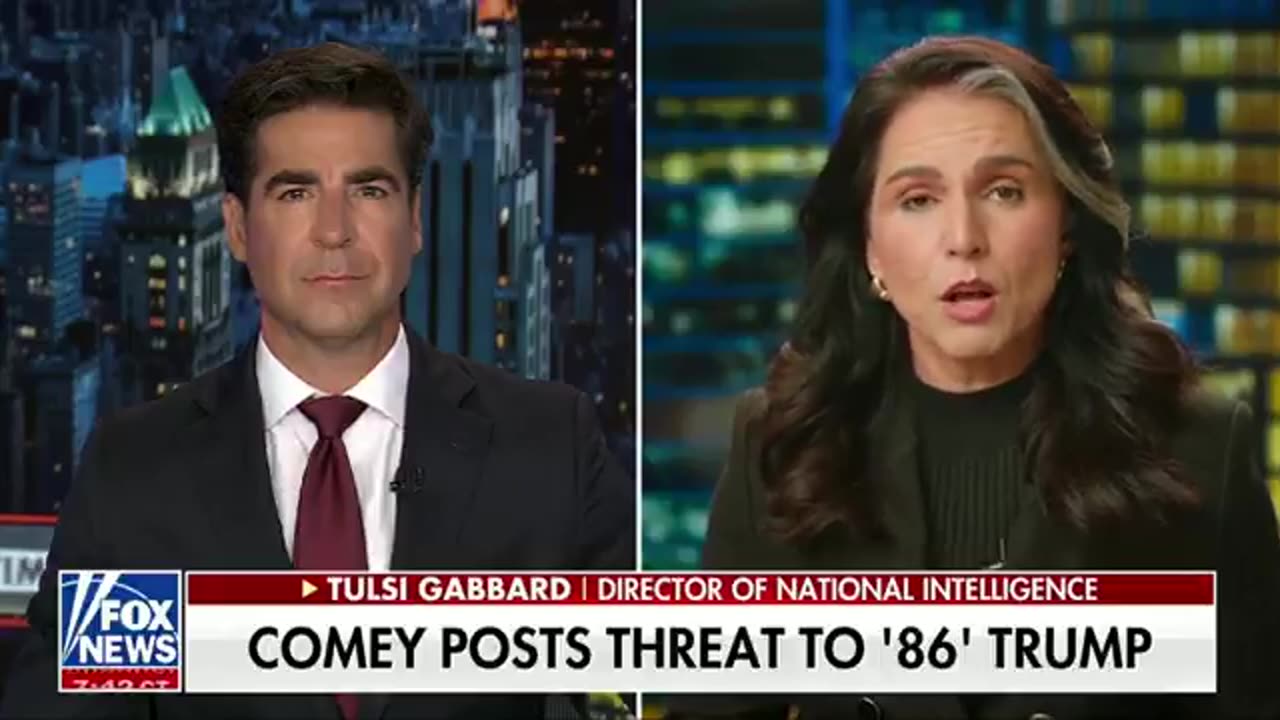 Gabbard is NOT playing around with James Comey over ‘86 47’ threat… GET READY