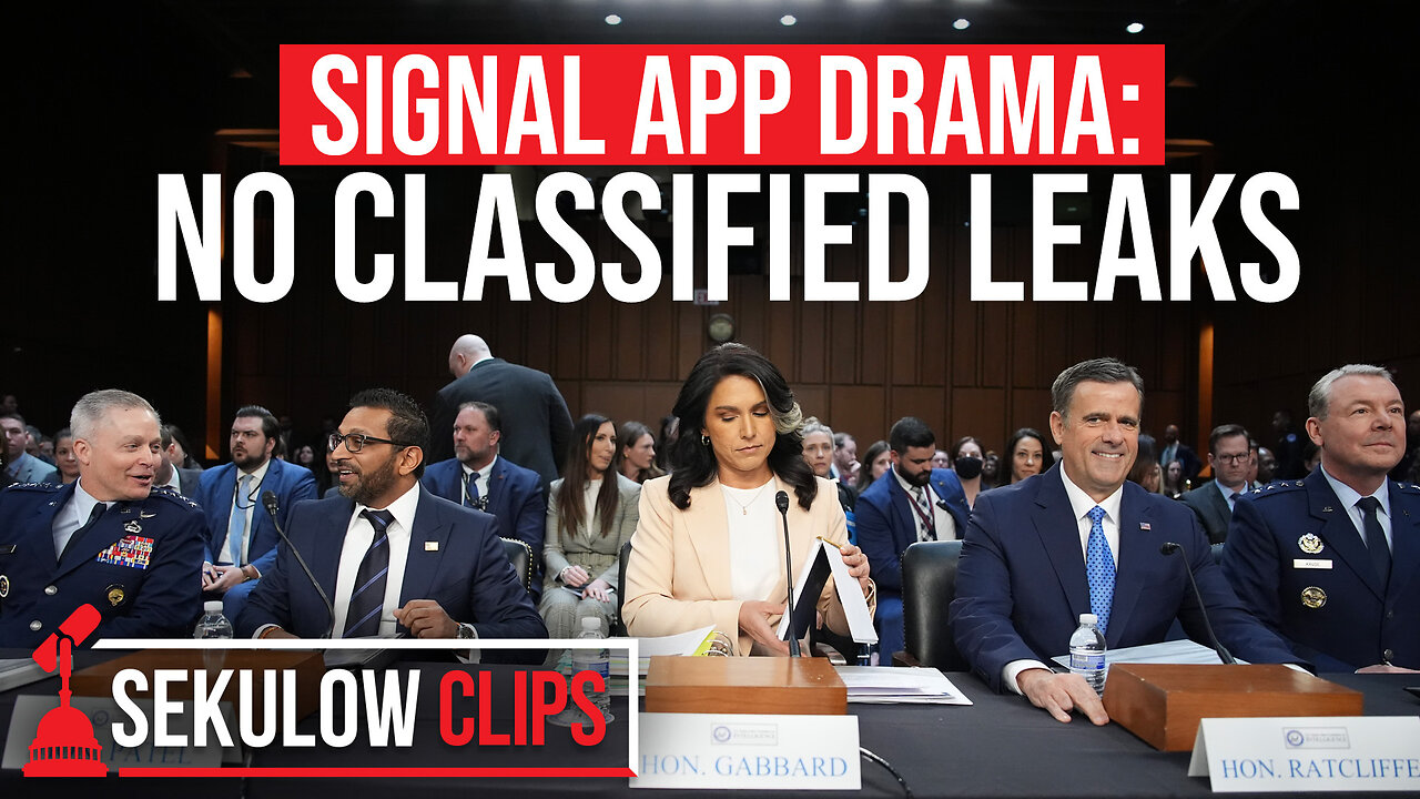 Signal App Drama: No Classified Leaks