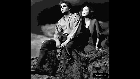 Heathcliff and Catherine from the 1939 movie Wuthering Heights