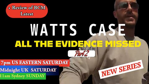 CHRIS WATTS DEEP DIVE INVESTIGATION - MY FINDINGS AFTER 5 YEARS OF INVESTIGATIONS PART 2