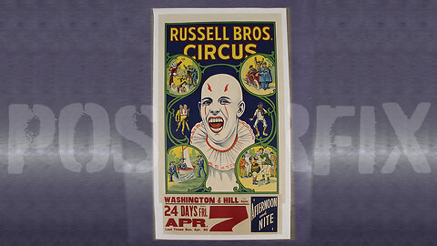 CUTE or CREEPY? CLOWNS on Vintage Circus POSTERS