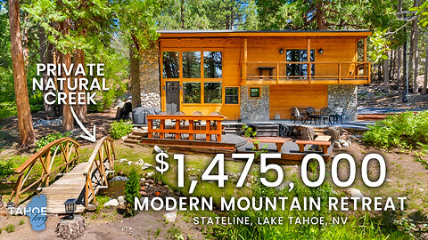 Inside an EXQUISITE Modern Mountain Retreat in Lake Tahoe Nevada