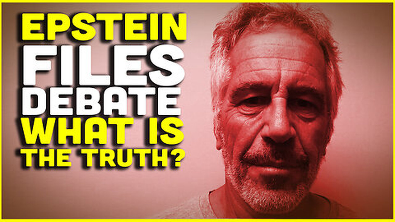 The Epstein Debate...No Conspiracy To See Here Folks